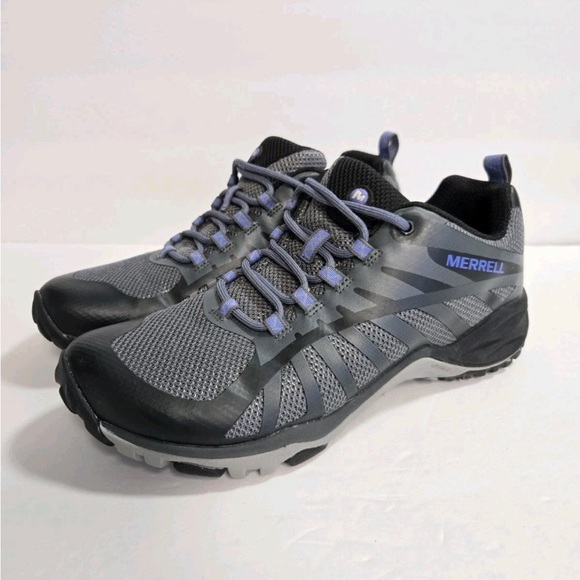 Merrell Shoes - Merrell Wms Siren Edge Q2 ATHLETIC HIKING Shoes J41316 EUC Black/Gray/Blue